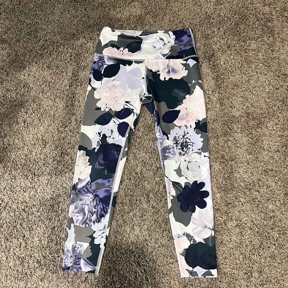 A fun pair of floral leggings. A unique design and buttery soft comfort.